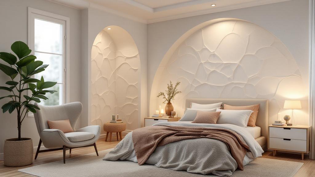 Декоративная штукатурка гладкая матовая.