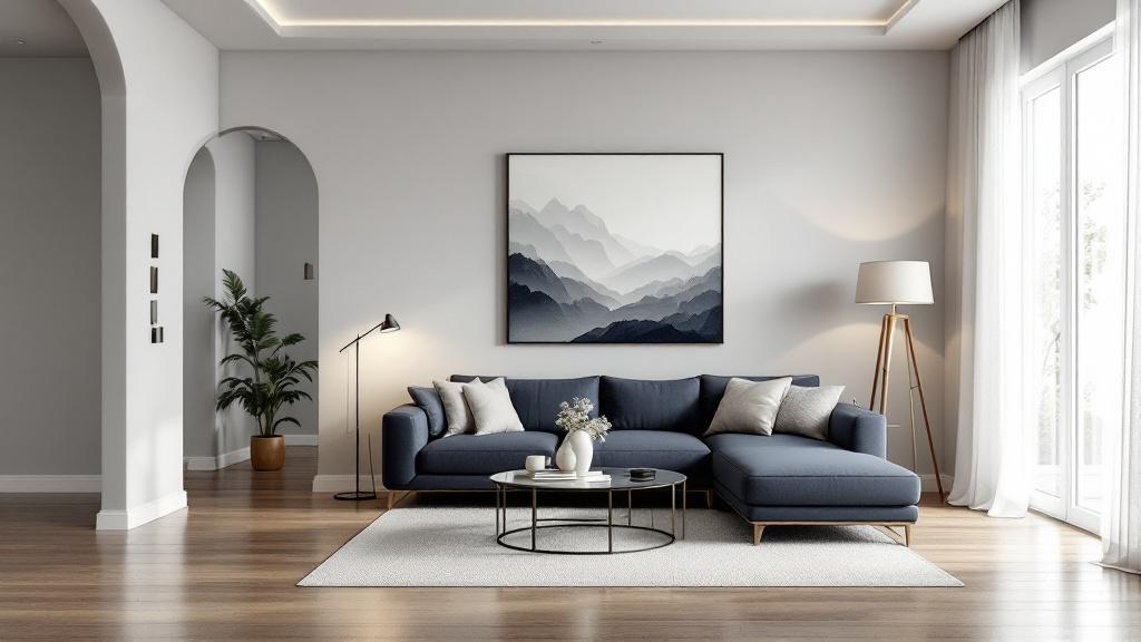 Декоративная штукатурка гладкая матовая.