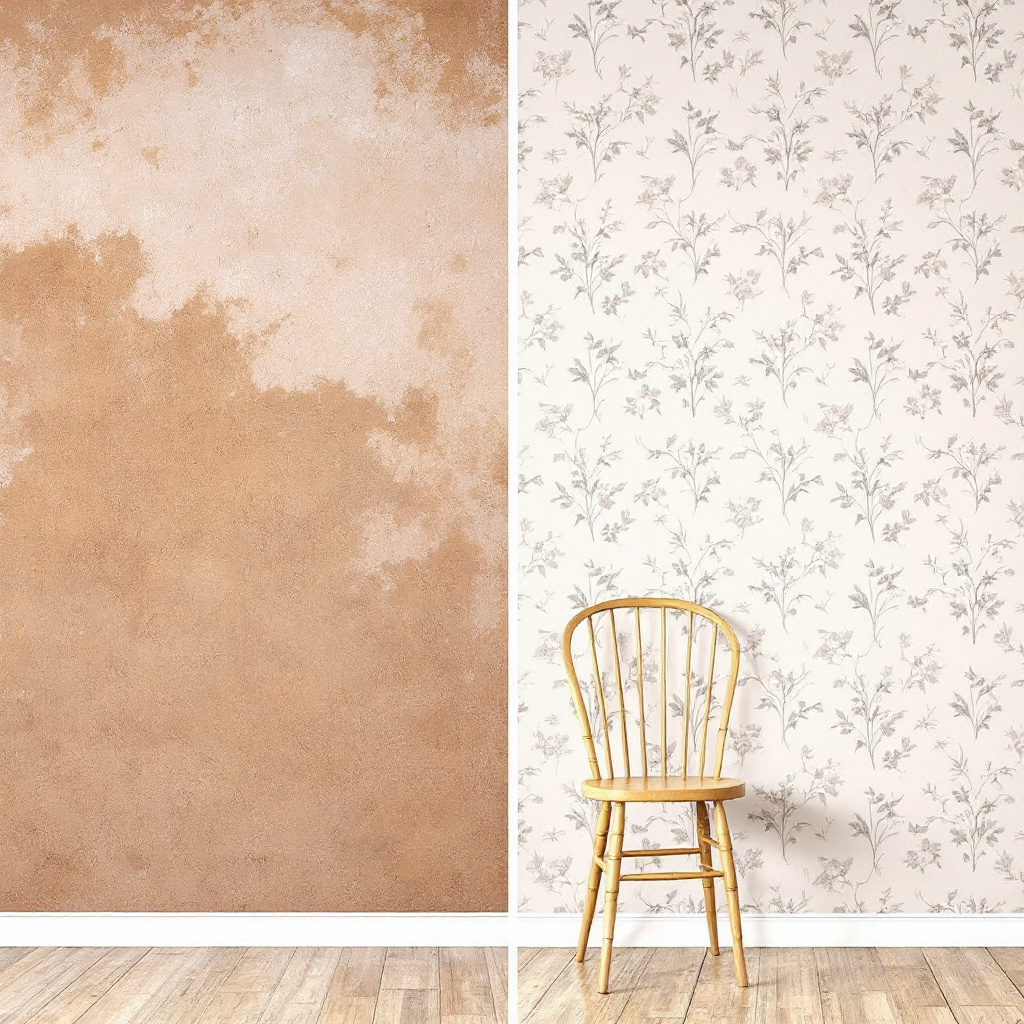 Преимущества декоративной штукатурки перед обоями.