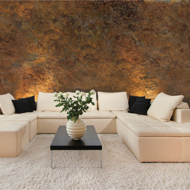 Декоративная штукатурка: имитация ржавчины